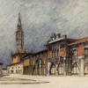 Ampliamento del Municipio di Mortegliano – (Mortegliano, Udine, Italia) - 1985-89 - disegno arch. Nino Tenca Montini